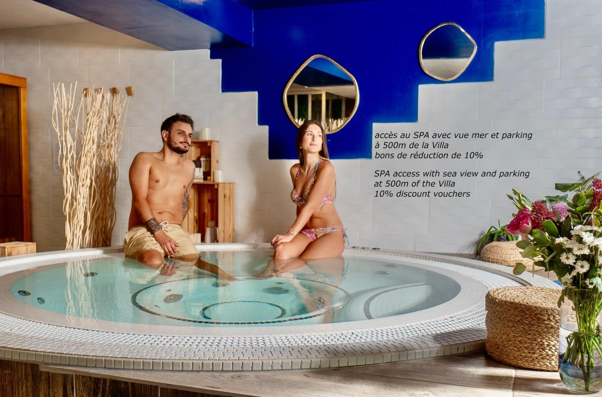Blue Summer Vibes Duplex Studio For 4P, Ac, Sea View, Parking, Beach At 50M, Spa Access -3 La Ciotat Bagian luar foto